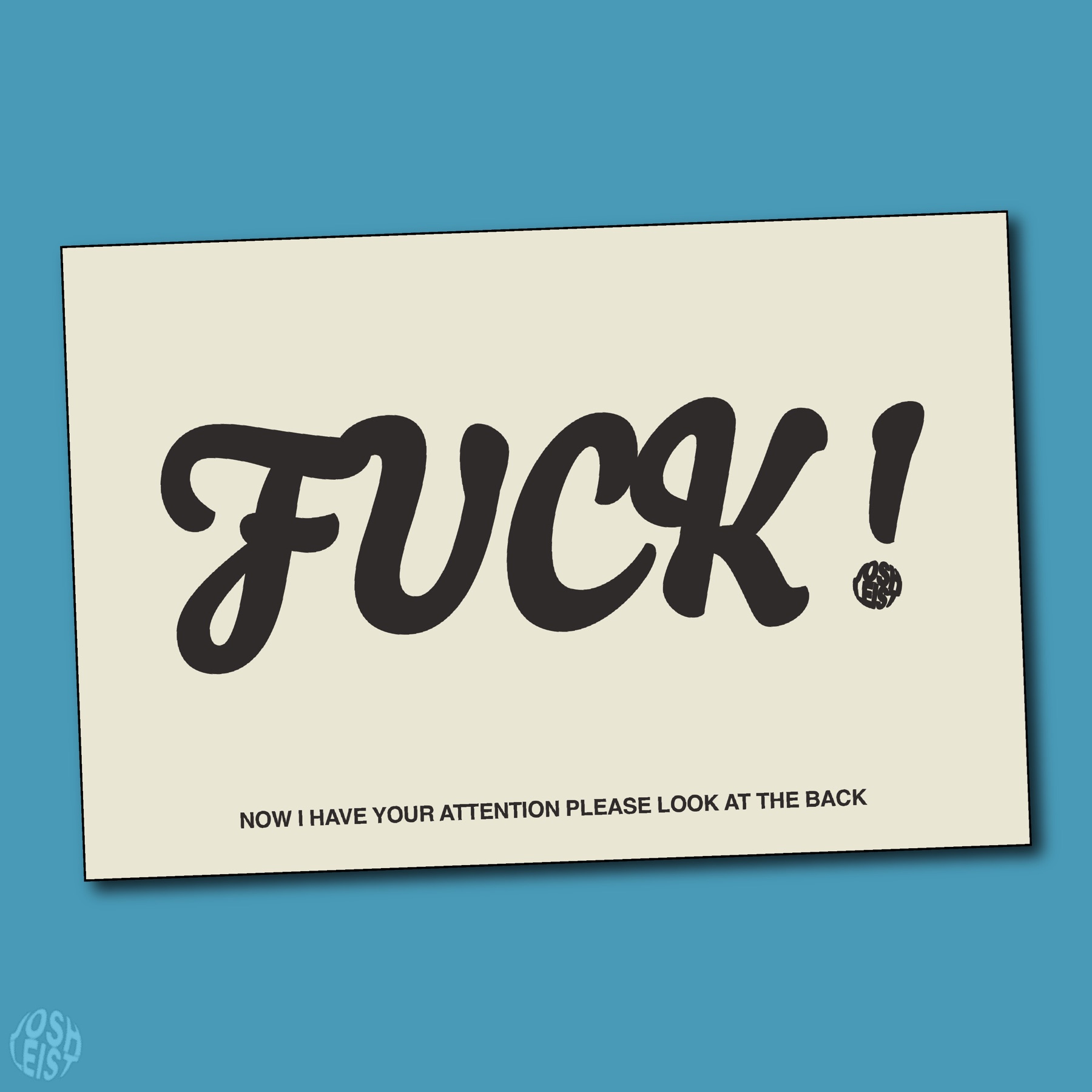 Business card humour design